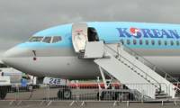 Farnborough : visite du Boeing 737-900ER de Korean Air