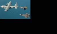 Photo : Deux F-35C en ravitaillement en vol