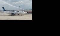 Photo : Aigle Azur prsente son 1er A320 aux nouvelles couleurs