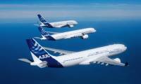 Photos : Airbus A350, A380 et A330 volent en formation