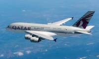 L'Airbus A380 de Qatar Airways se pose  Paris