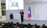 Franois Hollande a inaugur lusine de Safran et Albany  Commercy