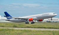 SAS reoit son premier Airbus A330-300  242 tonnes