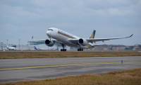 Le premier Airbus A350-900 de Singapore Airlines prend les airs 