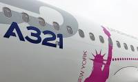 L'Airbus A321XLR en approche finale