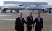Bienvenue  bord de l'Airbus A320neo de Lufthansa