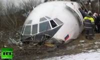 Un Tupolev 154M scrase  Moscou