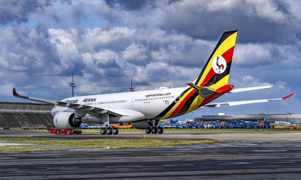 Le premier Airbus A330-800 d'Uganda Airlines a fait son roll-out