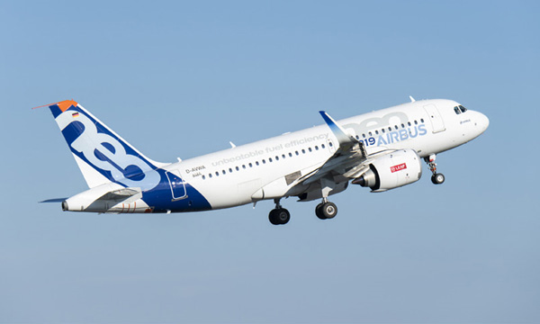 Un Airbus A319neo ralise un vol avec 100% de SAF pour l'tude VOLCAN