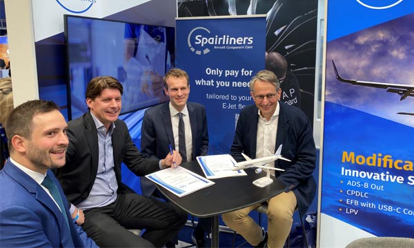 Spairliners & Fokker Services join forces in MRO component support for the E-Jet Family