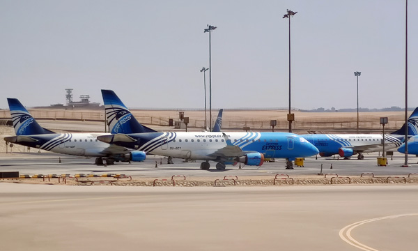 L'ancienne flotte d'E-Jets d'EgyptAir mise aux enchres