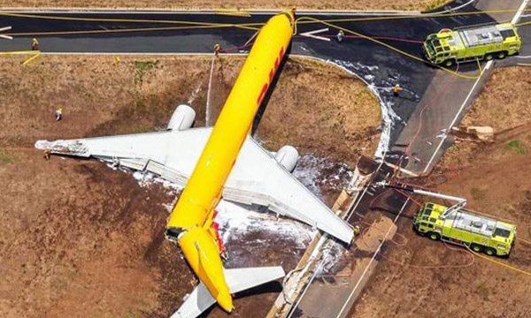 Un Boeing 757 cargo sort de piste au Costa Rica