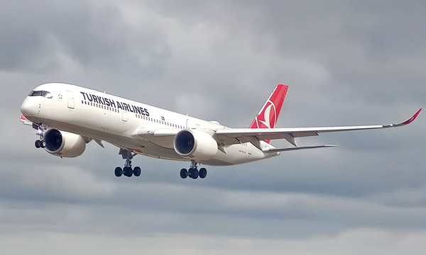 Turkish Airlines commande six nouveaux Airbus A350 