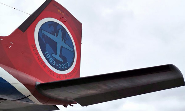 En images : l'avion de transport C-160 Transall tire sa révérence