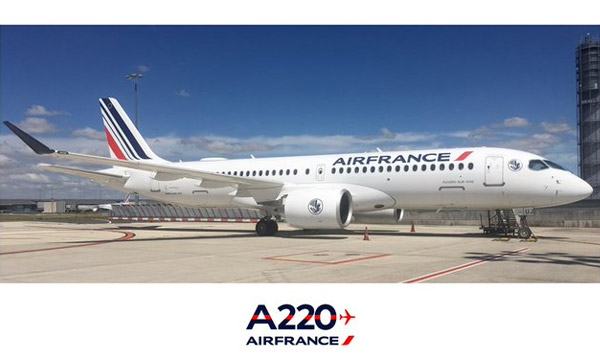 Air France reçoit son 10e Airbus A220