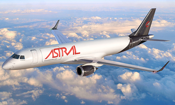 Astral Aviation veut des Embraer E190 cargo