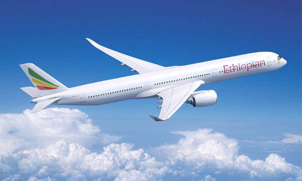 Ethiopian Airlines passe à l'Airbus A350-1000