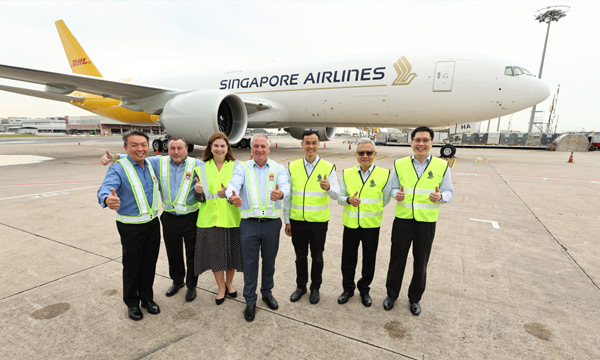 Singapore Airlines introduit un  premier Boeing 777 Freighter en partenariat avec DHL