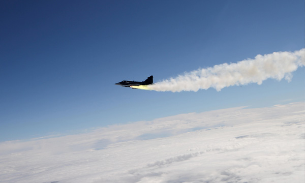 Baptme du feu pour le missile Meteor de MBDA sur le Gripen NG 