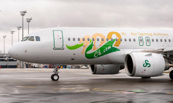 Safran Nacelles : Spring Airlines opte pour un contrat de service NacelleLife pour ses Airbus A320neo