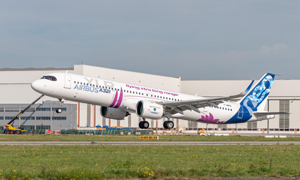 Un deuxième Airbus A321XLR aux essais en vol