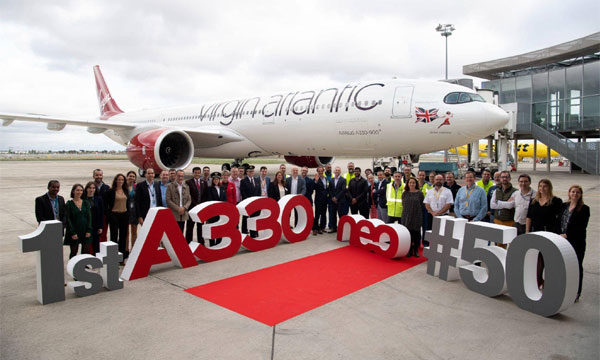 Virgin Atlantic reoit son 1er Airbus A330neo