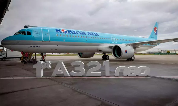 Premier Airbus A321neo pour Korean Air