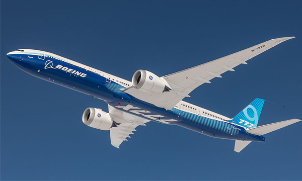 Boeing aurait suspendu les essais du 777X pour un problme moteur 