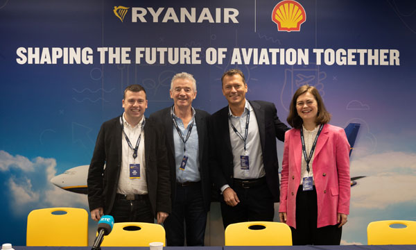 Ryanair s'associe  Shell pour son carburant durable d'aviation 
