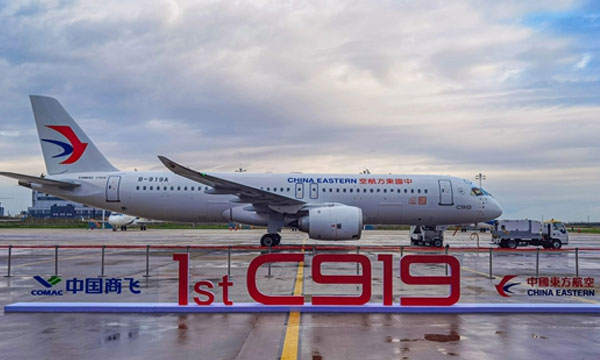 Le premier C919 a été livré à China Eastern Airlines