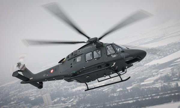 L'Autriche double sa commande d'hélicoptères AW169M 