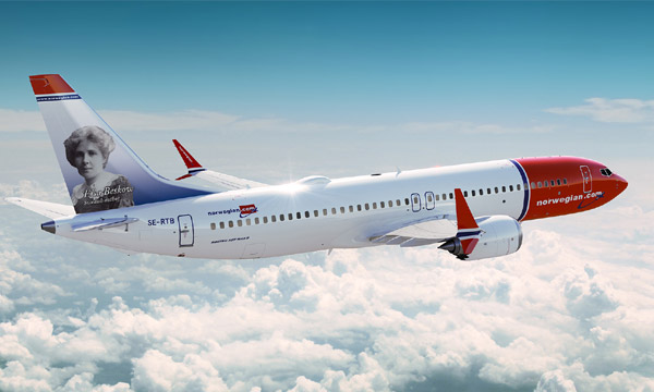Norwegian va louer six Boeing 737-8 supplémentaires