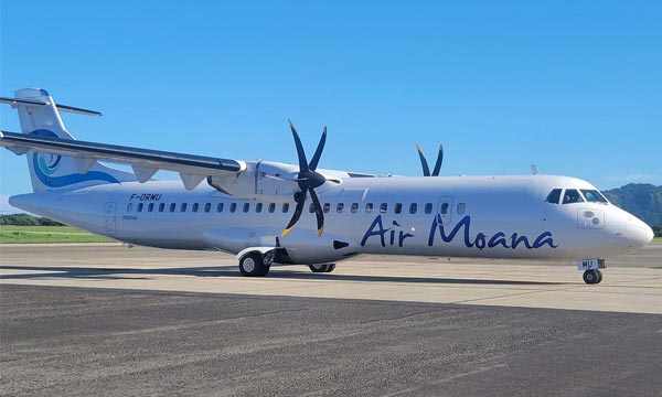 Air Moana réceptionne son deuxième ATR 72-600