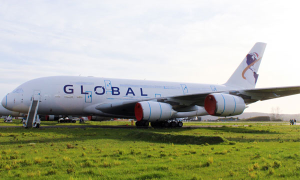 Airbus A380 : Global Airlines ambitionne de lancer ses oprations avec un avion acquis auprs de Doric Aviation