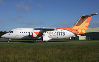 Eznis Airways reoit son 1er Avro RJ85