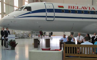 Belavia reoit son 1er Embraer 175