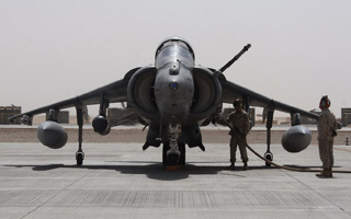 Des Harrier amricains dtruits en Afghanistan