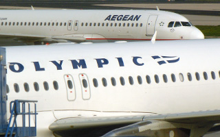 Olympic Air et Aegean Airlines discuteraient  nouveau fusion