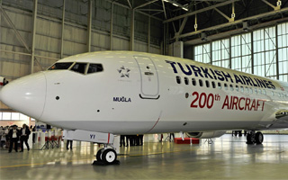 Turkish Airlines reoit son 200me appareil
