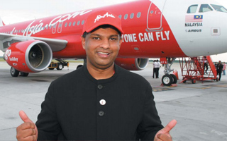 Tony Fernandes, PDG du groupe AirAsia. 12 ans de croissance et de succs