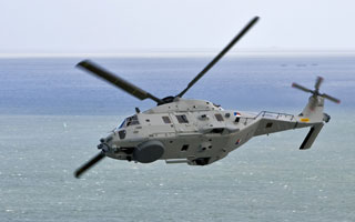 Un NH90 nerlandais en mission anti-piraterie