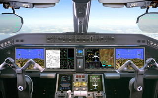 Embraer dvoile le cockpit de sa nouvelle famille dE-Jets