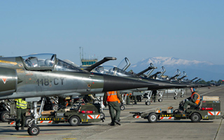 Dernire campagne de tirs air-air pour les Mirage F1 franais