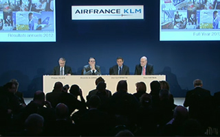 Air France-KLM a creus sa perte en 2012