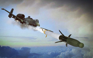 Un A-10 Thunderbolt II tire son premier APKWS II