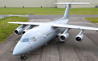 Photos : La RAF rceptionne ses 2 BAe 146 modifis