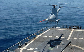 Une escadrille mixte dhlicoptres et de drones dans lUS Navy
