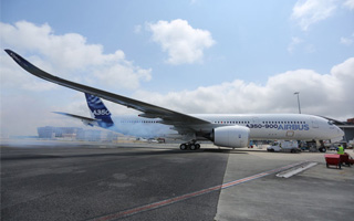 Airbus dmarre les moteurs du premier A350-900