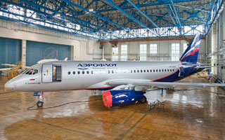 Un premier Superjet  complet  pour Aeroflot
