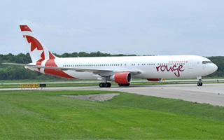 Photo : le 1er Boeing 767-300ER d’Air Canada rouge